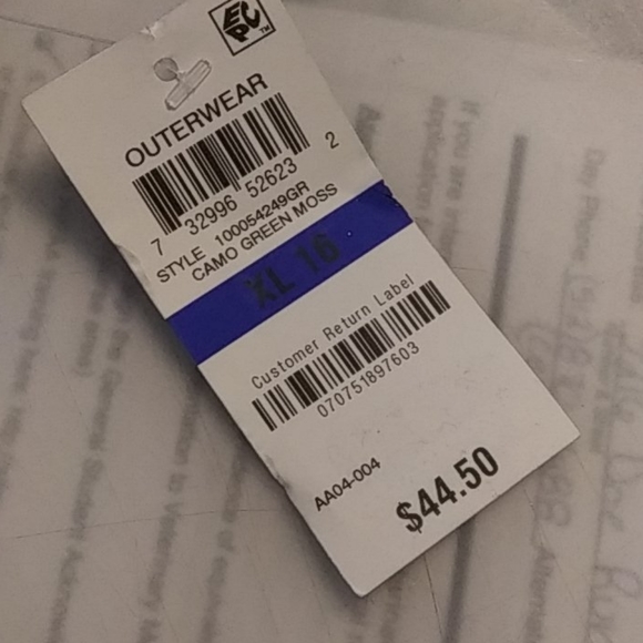 ⭐NWT Girls Camo Jacket - Picture 6 of 6